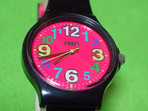 珍品　デザイン　J-AXIS　TCG28　腕時計　ピンク　JAPAN　MOVT
