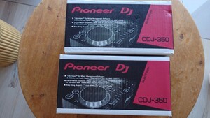 CDJ 350 黒　ブラック　美品！　2個　セット　DJ pioneer パイオニア　綺麗！