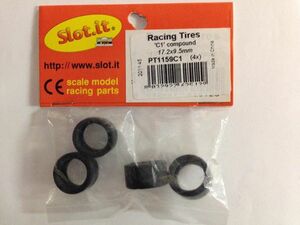 Slot.it 1/32 スロットカーパーツ PT1159C1 Racing Tires (17.2×9.5mm)