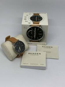 ◆電池交換済◆稼動良好◆美品◆SKAGEN CONNECTED HAGEN SKT1104