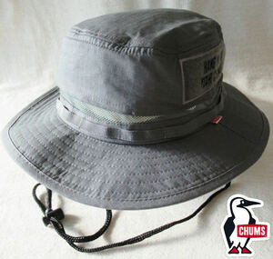 チャムス★CHUMS【レイトンバケットハット】Layton Bucket Hat ミリタリーハット キャンプアウトドア帽子 CH05-1373 グレー