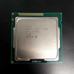 【動作確認済】Intel Core i7-2600k 3.40GHz-3.80GHz PCパーツ CPU 第二世代 LGA1155 4C8T