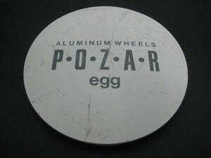 8128 希少ROZAR egg P・O・Z・A・R アルミホイール用センターキャップ1個 リペアできる方どうぞ　旧車