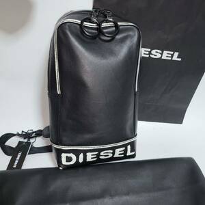 未使用に近い◇◇DIESEL☆ディーゼル/2019年モデル/レザーボディーバッグ/BODY BAG 「ALTAVILLA」クロスボディーバッグ/定価:38,500-メンズ