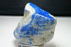 希少!昔の在庫なので上質品!藍色が綺麗な上質アフガニスタン産ラピスラズリ（ラピス）特大原石/1418ct / 282g