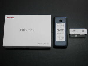 【新品未使用】 docomo DIGNOケータイ KY-42C ブラック ガラケー 携帯電話 制限○ SIMフリー ②