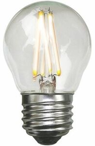 特価！LED電球　E26　60G45　個性的なレトロなフィラメント電球◆モダン　アンティーク型　ヴィンテージランプ　１灯裸電球