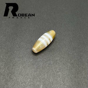 綺麗 EU製 定価5万円★ROBEAN・チベット天珠★パワーストーン アクセサリー 天然石 金運 お守り プレゼント 約30*11.1mm 1001G957