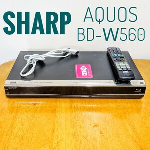 1円スタート　SHARP　シャープ　AQUOS ブルーレイレコーダー HDD 500GB 2チューナー 2番組同時録画 BD recorder