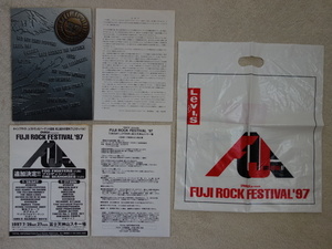 パンフレット・チラシ・バック■FUJI ROCK FESTIVAL 1997■中古品