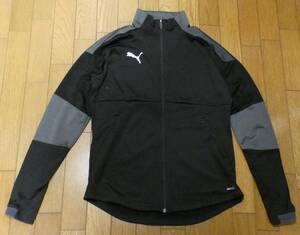 (物8)定価7,700円　プーマ　 TEAMFINAL21 トレーニングジャケット　ジャージジャケット　656974　黒　メンズS