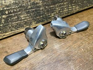 Vintage【 SUNTOUR XC9000 】 POWER THUMB SHIFTER サンツアー 前後 サムシフター セット 中古品 検) 当時物 OLD MTB ヴィンテージ 80’s