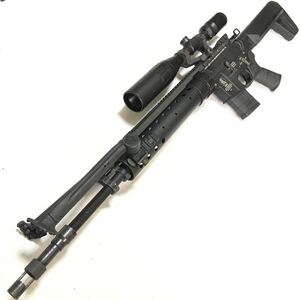 【フルメタルスナイパー!!】メーカー不明 M4 SPR カスタム フルメタル 電動ガン スナイパーカスタム セット!!