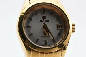 稼働品 ラドー ゴールデンホース デイト ゴールド 561.3676.2 自動巻き レディース 腕時計 RADO