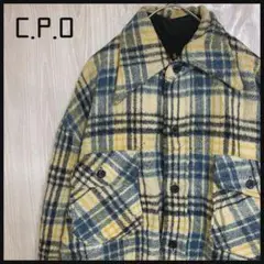C.P.O チェックシャツジャケット ネルシャツ ヴィンテージ80s