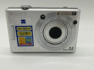動作品/Sony ソニー Cyber-shot DSC-W35 シルバー コンパクトデジタルカメラ/MD318
