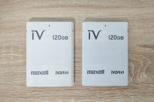 【2個セット】maxell マクセル iVDR iVDR-S カセットハードディスク　iV　日立　純正品　HITACHI　120GB×2