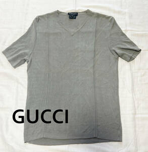 【GU07】☆GUCCI☆◇【グッチ】メンズ　半袖カットソー　Mサイズ◇☆1円スーパーセール☆