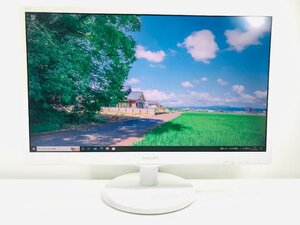 動作品　PHILIPS フィリップス 243V5Q 23.6型 液晶モニター フルHD HDMI ゲーミング 1920×1080 ディスプレイ モニター