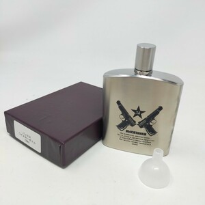 ●未使用●BblcoTHNKN バッカス ウィスキーボトル 100ml 18-8 STAINLESSS TEELE ステンレス アルコールグッズ　S