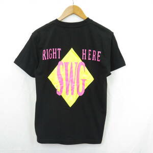 未使用 SWAGGER RIGHT HERE ロゴ Tシャツ sizeM/スワッガー　0605