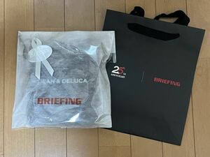 新品未使用★DEAN & DELUCA × BRIEFING サコッシュトートバッグ ★ブラック　ラッピング済　紙袋付　ディーン＆デルーカ　ブリーフィング