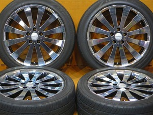 4本セット【シュティッヒ レグザス S120 ダンロップ ルマン 245/45R19】19インチ 8J+32 PCD114.3-5H アルファード ヴェルファイア ハリアー