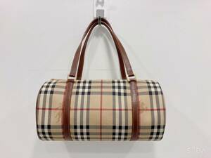 ◆ 【美品】Burberry バーバリー ノバチェック ボストンバッグ ハンドバッグ ベージュ vintage ヴィンテージ オールド