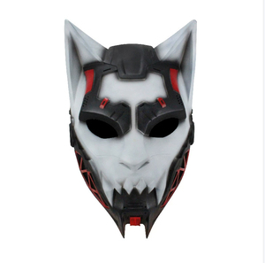 新品　コスプレ小物　小道具 仮面 お面 マスク ハロウィンCOSPLAY用品 しっかりした素材の良品　白いオオカミ　2色選択