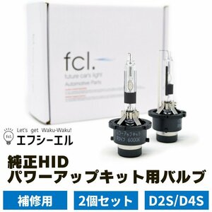 fcl.直営店 パワーアップHIDキット 補修用バルブ バーナー プロジェクター 6000K【1年保証/安心の国内サポート/送料無料】