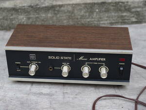 M9649 年代物 unipex solidstate music amplifier アンプ TAT-102 MADE IN JAPAN 電源OK 動作チェックなし 60サイズ0507