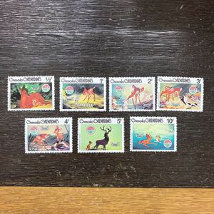 ディズニーの世界 7種 切手