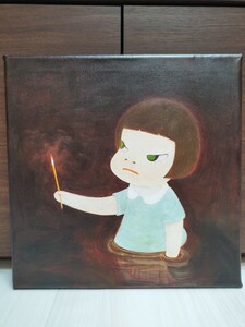 【模写】奈良美智 Yoshitomo Nara The Little Judge Acrylic on canvas 30*30cm
