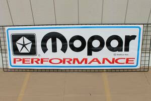 モーパー MOPAR PERFORMANCE ステッカー ラベル クライスラー純正 新品 ディーラーサイズ 特大 51.3㎝×160㎝ P4530475