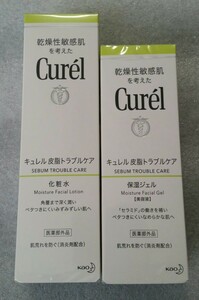 新品 キュレル Curel 皮脂トラブルケア 化粧水150ml(1個) 保湿ジェル120ml(1個) 花王 乾燥性敏感肌 セラミドケア 基礎化粧品 Kao