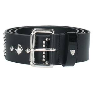 シュプリーム SUPREME エイチティーシー 23SS HTC STUDDED BELT サイズ:L ロゴスタッズレザーベルト 中古 BS99