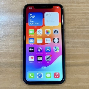 iPhone XR 64GB バッテリー80％ MT002J/A 制限〇 ブラック SIMロック解除済