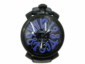 ガガミラノ マヌアーレ48 手巻き/自動巻き 腕時計 GaGa MILANO 箱付き 中古品[C159U164]