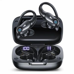 ワイヤレスイヤホン Bluetooth 5.3 耳掛け式 ドライバー 無線