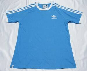 新品 adidas オリジナルス アディカラー クラシックス トレース 半袖Tシャツ 国内正規店購入品 Lサイズ 青 ブルー