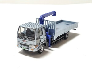 日野 中型 平荷台 クレーン付き ライジングレンジャー クレーン回転 HINO NT048 トラックコレクション 建築現場 セットB バラ トミーテック