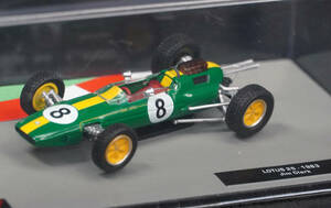 ●30　ロータス25　ジム・クラーク　1963　　F1マシンコレクション1/43デアゴスティーニ 模型のみ