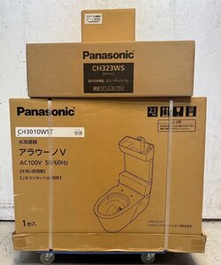 新品未開封 Panasonic NewアラウーノV タンクレストイレ XCH3013WST(CH3010WST+CH323WS+CH301F) 手洗い付き 床排水 一体型 ホワイト