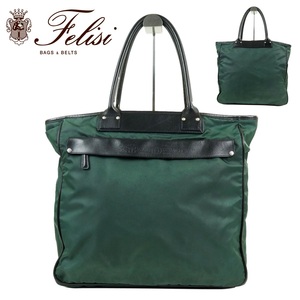 【M344】Felisi フェリージ トートバッグ レザー×ナイロン 14-29