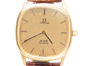 ■♪価格高騰! 資産価値！ 稼働 電池新品 メンズ ビンテージ 高級超レア！ OMEGA オメガ Deville デビルクオーツ フルオリジナル2