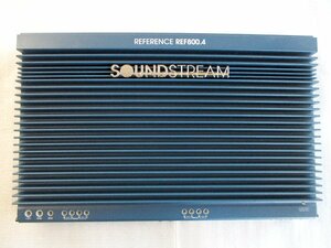 未使用? Soundstream REF800.4 サウンドストリーム リファレンス 4Ch 800W Reference ハイパワー パワーアンプ ハイエンド HIFI 当時物 