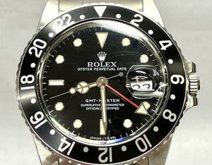 ロレックス ROLEX GMTマスター GMT-MASTER 16750 800万番台 自動巻き メンズ ※本体のみ