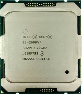 2個セット Intel Xeon E5-2609 v4 SR2P1 8C 1.7GHz 20MB 85W LGA2011-3 DDR4-1866