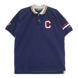 【1円】CHAMPION GOLF チャンピオンゴルフ 半袖ポロシャツ ネイビー系 XL [240101091478] メンズ