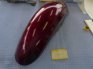 カワサキ ZR750 ゼファー750 フロントフェンダー 紫　赤